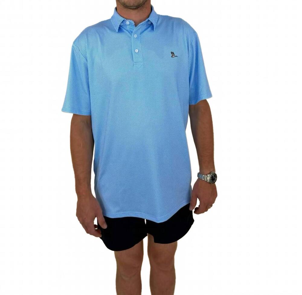 NEW FIELDSTONE roost flyway polo in pink/blue